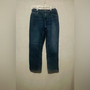 Wonder Nation Boys Straight Leg Jeans Size 14 Husky Blue Denim Adjustable Waist